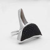 Shark Tooth Silver Rings