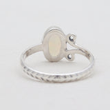 Ethiopian Opal Silver Designer Rings