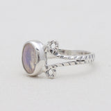 Ethiopian Opal Silver Designer Rings