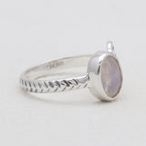 Ethiopian Opal Silver Designer Rings