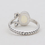 Ethiopian Opal Silver Designer Rings