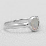 Ethiopian Opal Silver Rings