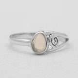 Ethiopian Opal Silver Rings