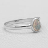 Ethiopian Opal Silver Rings