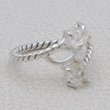 Herkimer Diamond Sliver Ring