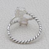 Herkimer Diamond Sliver Ring