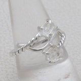 Herkimer Diamond Sliver Ring