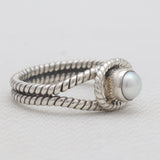 925 Sterling Silver Pearl Rings