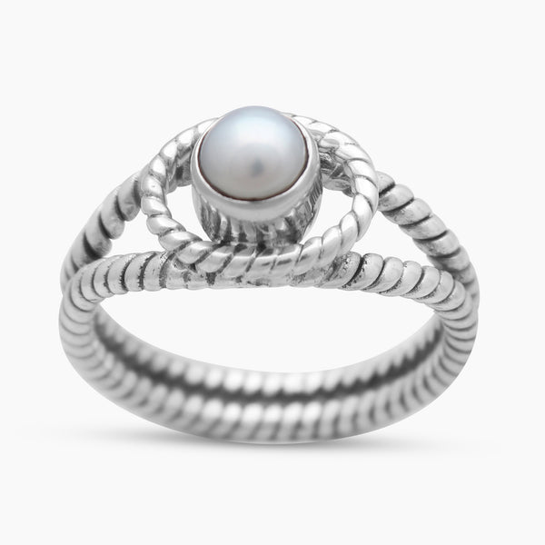 925 Sterling Silver Pearl Rings