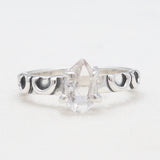 925 Sterling Silver Herkimer Quartz Rings