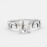 925 Sterling Silver Herkimer Quartz Rings