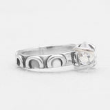 925 Sterling Silver Herkimer Quartz Rings