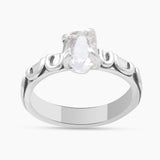 925 Sterling Silver Herkimer Quartz Rings
