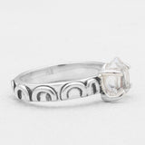 925 Sterling Silver Herkimer Quartz Rings