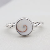 Natural Shiva Eye Silver Ring