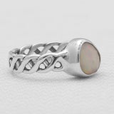 Ethiopian Opal Silver Rings