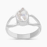 925 Sterling Silver Herkimer Quartz Rings