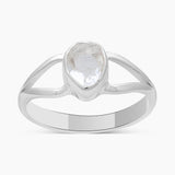 925 Sterling Silver Herkimer Quartz Rings
