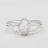 925 Sterling Silver Herkimer Quartz Rings