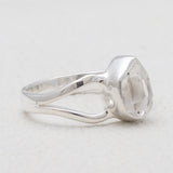 925 Sterling Silver Herkimer Quartz Rings