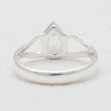 925 Sterling Silver Herkimer Quartz Rings