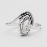 925 Sterling Silver Herkimer Quartz Rings