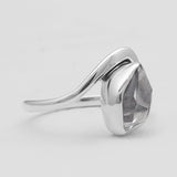 925 Sterling Silver Herkimer Quartz Rings
