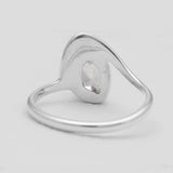 925 Sterling Silver Herkimer Quartz Rings