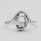 925 Sterling Silver Herkimer Quartz Rings