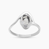 925 Sterling Silver Herkimer Quartz Rings