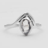 925 Sterling Silver Herkimer Quartz Rings