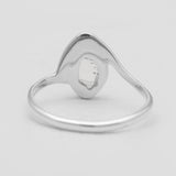 925 Sterling Silver Herkimer Quartz Rings
