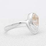 925 Sterling Silver Herkimer Quartz Rings
