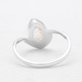 925 Sterling Silver Herkimer Quartz Rings