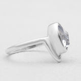925 Sterling Silver Herkimer Quartz Rings