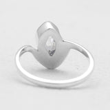 925 Sterling Silver Herkimer Quartz Rings