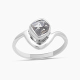 925 Sterling Silver Herkimer Quartz Rings