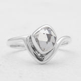 925 Sterling Silver Herkimer Quartz Rings
