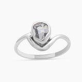 925 Sterling Silver Herkimer Quartz Rings