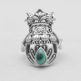 925 Sterling Silver Malachite Rings