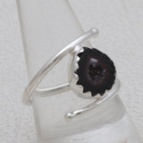 Coconut Druzy Silver Rings