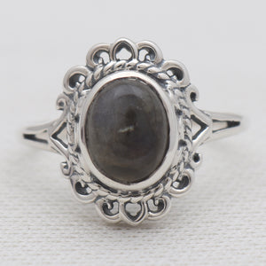 Labradorite Silver Rings