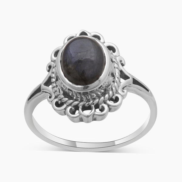 Labradorite Silver Rings