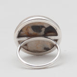 Peanut Wood Jasper Silver Rings