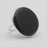 Dendritic Opal Silver Rings