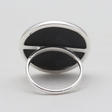 Dendritic Opal Silver Rings