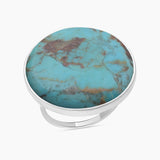 Turquoise Spiny Oyster Silver Rings