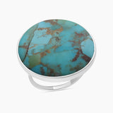 Turquoise Spiny Oyster Silver Rings