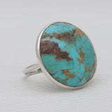 Turquoise Spiny Oyster Silver Rings