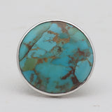 Turquoise Spiny Oyster Silver Rings